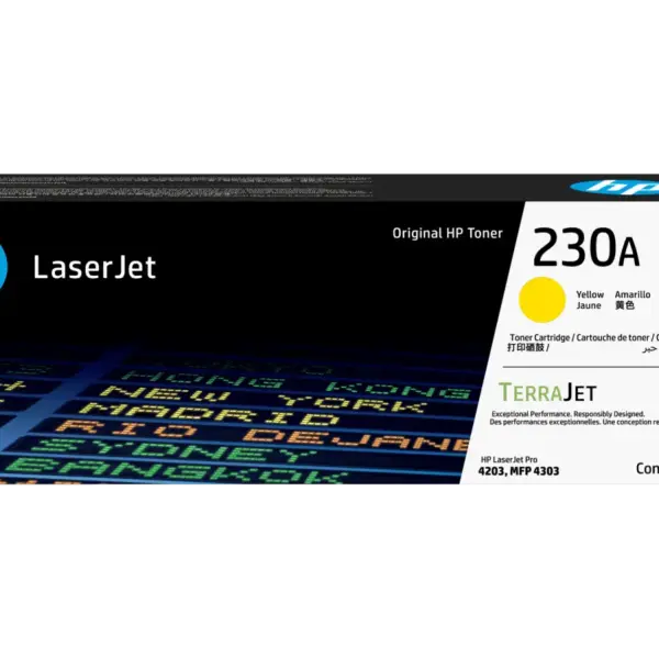 HP 230A Yellow Original LaserJet Toner Cartridge (W2302A)